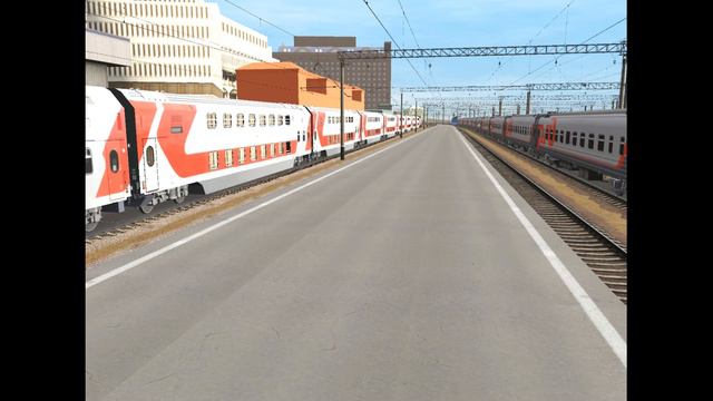 Trainz 19 | Отправление ЭП20-007 с поездом №50 Москва - Самара смотреть онлайн