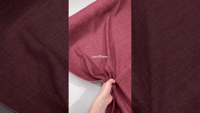 Костюмная ткань Loro Piana в винном оттенке #итальянскиеткани #fashion #loropiana #wool #linen #sil смотреть онлайн