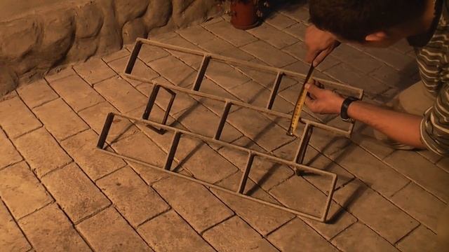 Штамп для имитация тротуарной плитки.