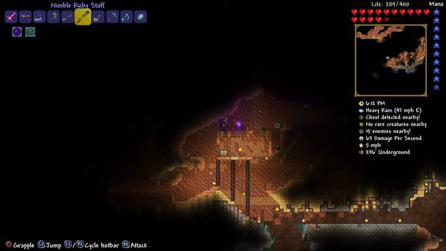 Terraria ep 9 sp. Being a mole смотреть онлайн