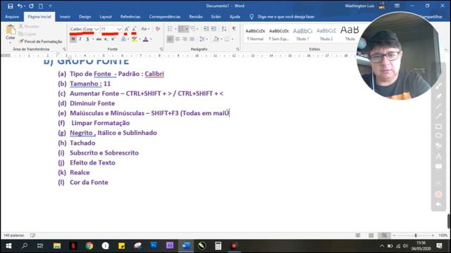 Informática - Microsoft Word - Aula 4 - Grupo Fontes parte 1 смотреть онлайн