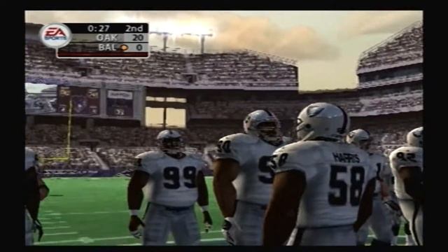 Madden NFL 2005 - Oakland Raiders Vs Baltimore Ravens