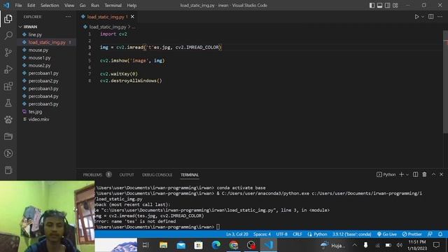 Basic OpenCV: Load Static Image and Webcam Capture смотреть онлайн