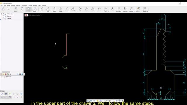 Learn CAD 2D with SolidFace - 05 Linear Pattern смотреть онлайн