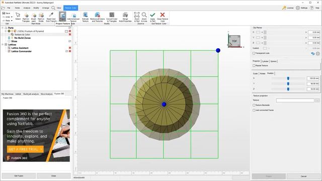 Netfabb Demonstration: How to apply Color and Texture смотреть онлайн