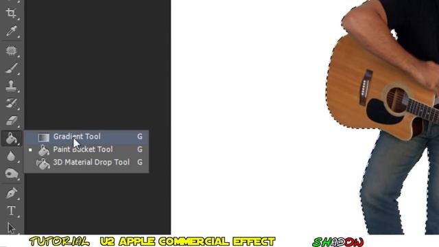 Tutorial Photoshop CS6 - U2 apple effect смотреть онлайн