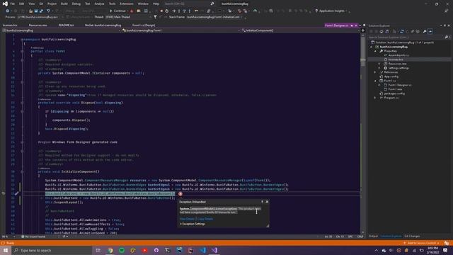 How to Fix Bunifu Framework License Runtime Error/Exception смотреть онлайн