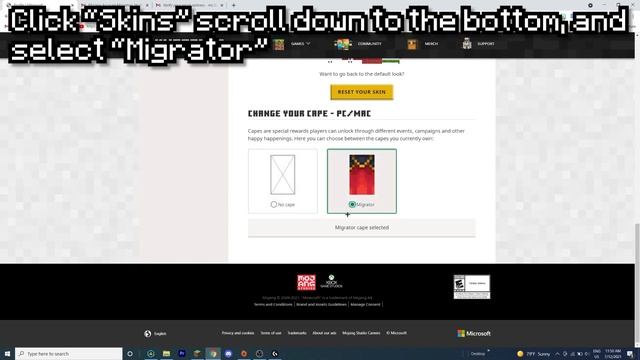 Minecraft Migration Tutorial + Cape Tutorial + Cape Showcase | 800th Player to Migrate смотреть онлайн