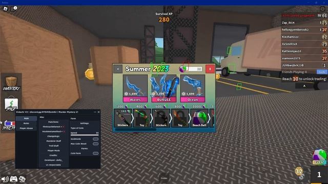 MM2 Summer 2023 Script Roblox (INF BEACHBALLS! Autofarm Beach Balls AFK! SUPER OP GUI PASTEBIN ?) смотреть онлайн
