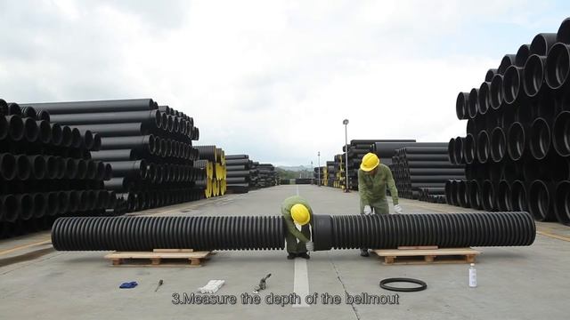 Socket Fusion Welding with Rubber Seal Ring of HDPE double-wall corrugated pipe | LESSO смотреть онлайн
