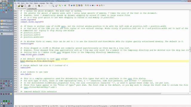 How to customize SciTE | Deep dive into my User Properties file смотреть онлайн