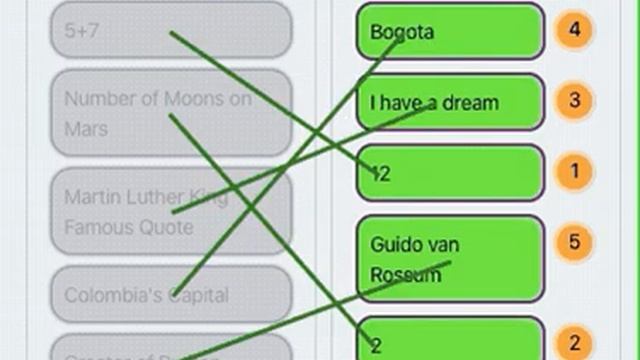 Match The Following game in react смотреть онлайн