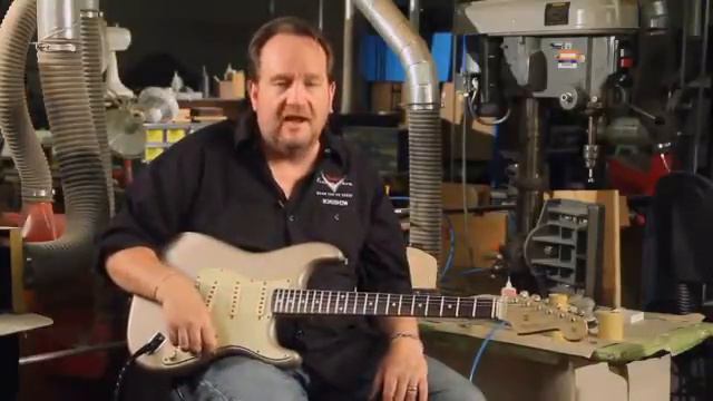 Fender 1960 Stratocaster Relic with Matching Peg Headstock, RW, Shoreline Gold смотреть онлайн