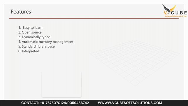 What is Python? and Python Features | Python Beginners Guide | V CUBE Software Solutions смотреть онлайн