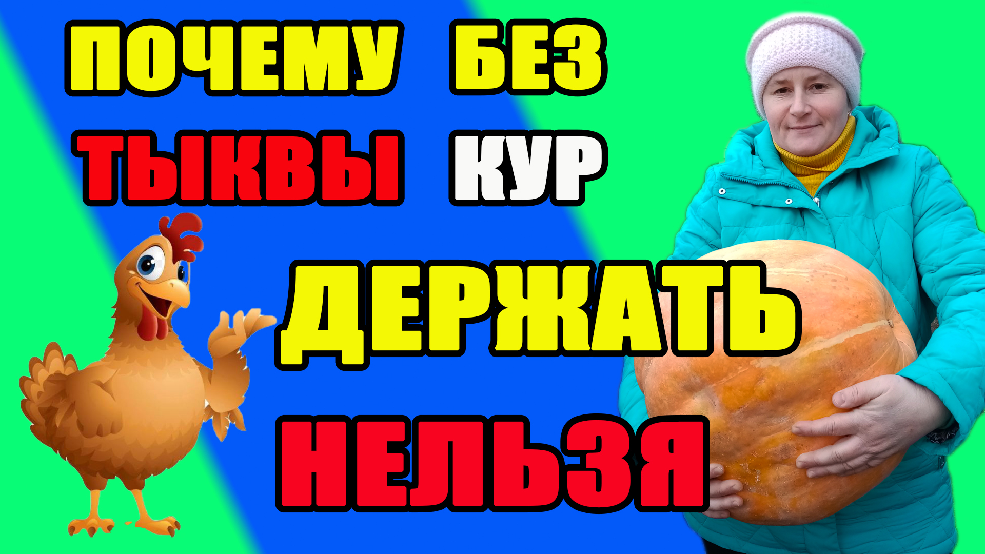 Почему без ТЫКВЫ кур держать нельзя. смотреть онлайн