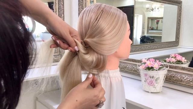 Роскошная свадебная причёска. Пошаговый видеоурок смотреть онлайн