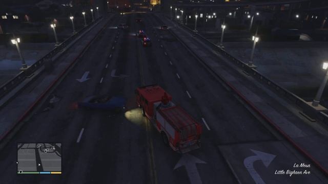 GTA V police chase and get killed by explosion смотреть онлайн