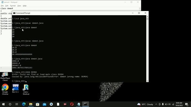 JAVA Part-5 In Telugu(Decimal Numbers) смотреть онлайн
