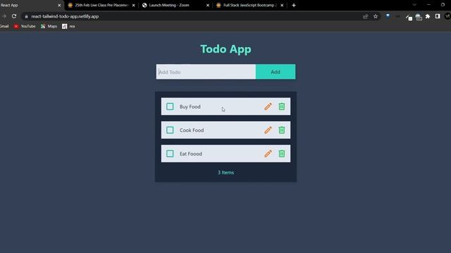 React || Tailwind CSS || Todo App for Beginners смотреть онлайн