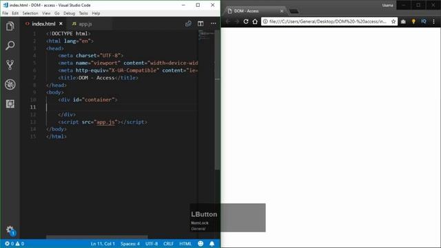 DOM - How to access and manipulate - JavaScript tutorials (Urdu/Hindi) смотреть онлайн