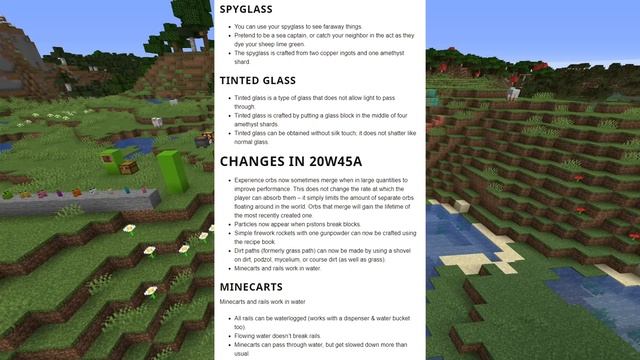 Minecraft Caves & Cliffs - Copper,Spyglass,Candles ( 20w45a Java Snapshot ) First Look! смотреть онлайн
