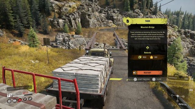 SnowRunner - Mountain Bridge & Roadblock Task - Fleetstar F2070A Truck Gameplay Walkthrough Part 6 смотреть онлайн