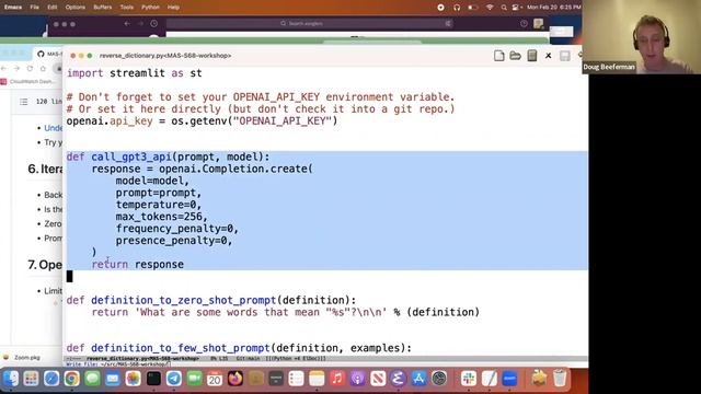 Programming workshop: Using Python and the OpenAI API to perform and evaluate LLM tasks смотреть онлайн