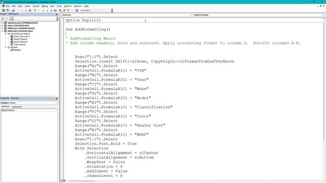 12-Viewing VBE Options and Reviewing Macro Code смотреть онлайн