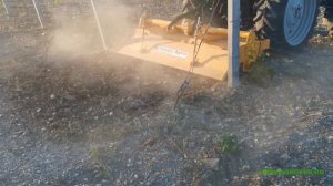 Работа почвофрезы SWAN AGRO по каменистой почве в Геленджике