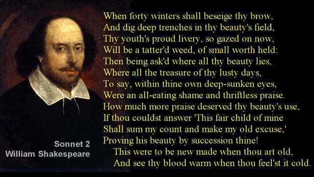 Sonnet 2 ~ William Shakespeare ~ with text смотреть онлайн