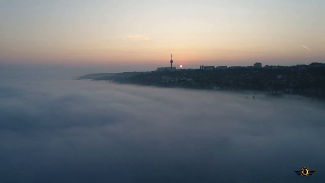 Сутрешна мъгла над река Дунав в района на Тутракан смотреть онлайн