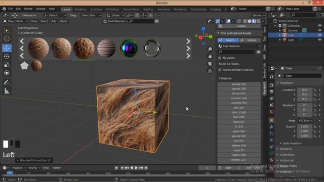 Materials|Models|Sculpting Brushes|Addons|All In One Addon|  BLENDER KIT TEXTURE