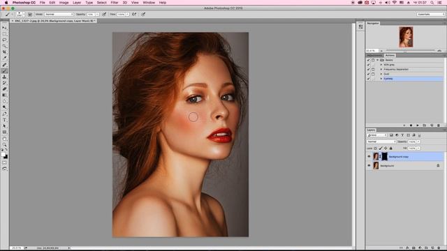 Блики на коже | Dewy skin tutorial | Dymova Retouching смотреть онлайн