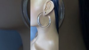 Here For It Acrylic Hoops | Clear Hoops | Acrylic Hoops | Jewelry | Earring Collection