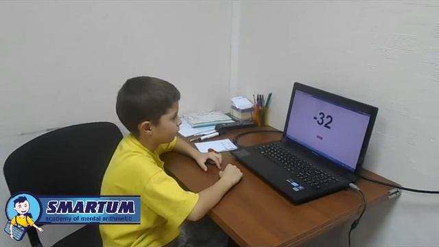 Борису 7 лет счет на скорости 20 примеров за 28 секунд. смотреть онлайн