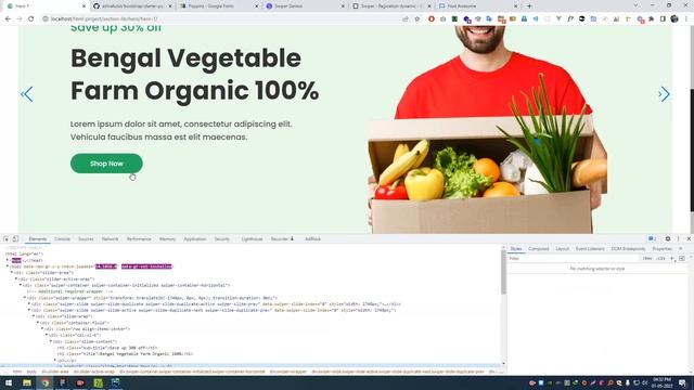 Class 1 - Hero Slider | jQuery Swiper Slider смотреть онлайн