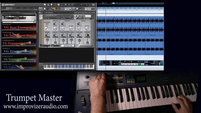 Trumpet Master NI Kontakt 5 sound library VST WAV смотреть онлайн
