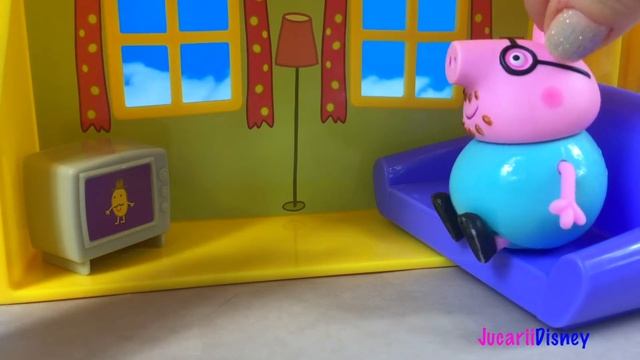 PEPPA PIG CADOURI SI PIJAMALE OMUL DE ZAPADA SI POMUL DE CRACIUN CU FAMILIA PURCELUSILOR смотреть онлайн