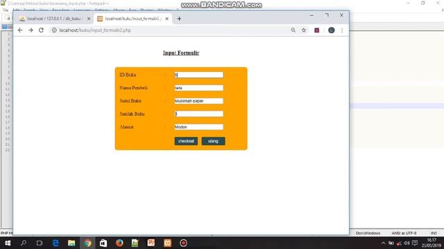 Membuat Form Input, Tampil, dan Hapus dengan PHP MySQL (Part 3) смотреть онлайн