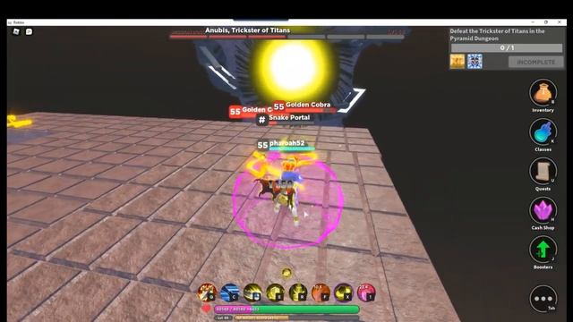 world // zero: Pyramid dungeon. Anubis, trickster of titans (true pain) смотреть онлайн
