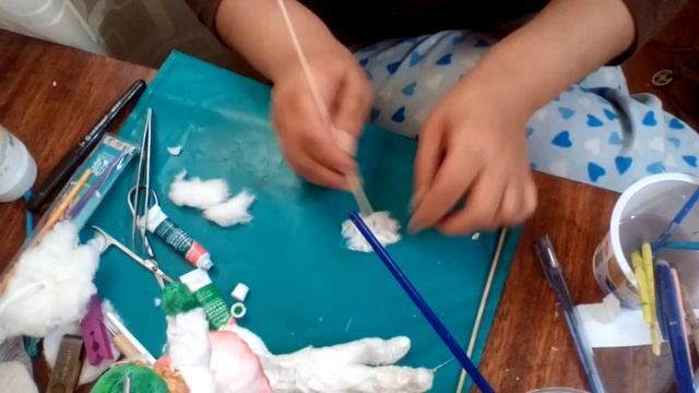 Часть 6 Все время что то хочется делать новое!Игрушка из ваты! смотреть онлайн