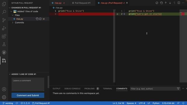 Pull Requests in VS Code смотреть онлайн