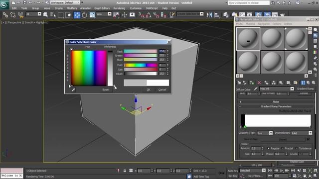 3ds Max: Create A Wire Frame Material (The Gradient Ramp Method) смотреть онлайн