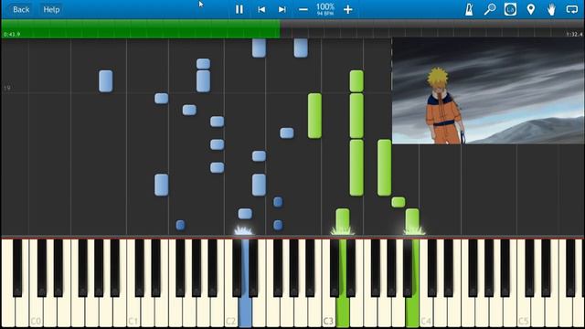 No Boy No Cry | Naruto OP 6 | Piano смотреть онлайн