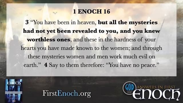 The Watchers React To Punishment. Do They War or Weep? Answers In First Enoch: Part 30 смотреть онлайн