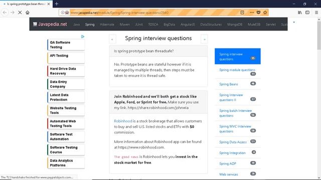 Is spring prototype bean threadsafe?
| javapedia.net смотреть онлайн