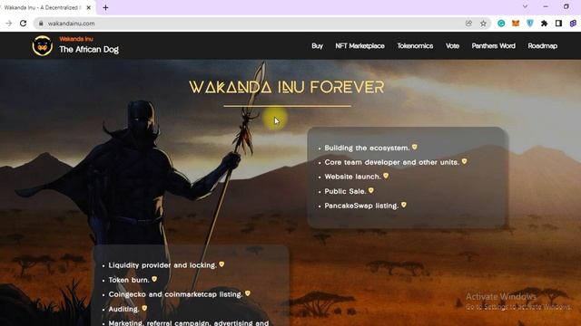 Wakanda Inu, A Decentralized Meme Token смотреть онлайн