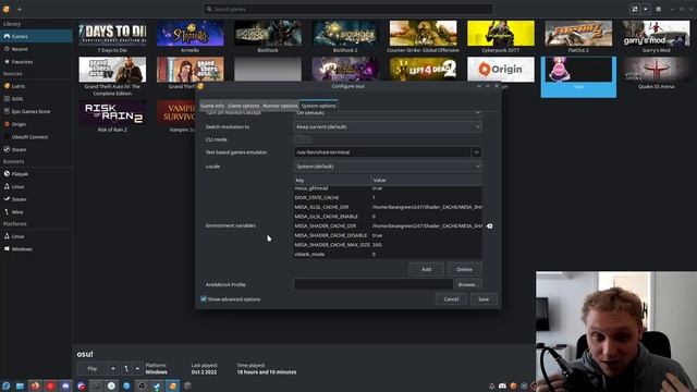 a quick overview of my fedora linux gaming setup смотреть онлайн