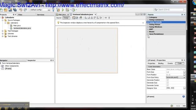 Agregar Calendario desde NetBeans Modo Grafico Java смотреть онлайн