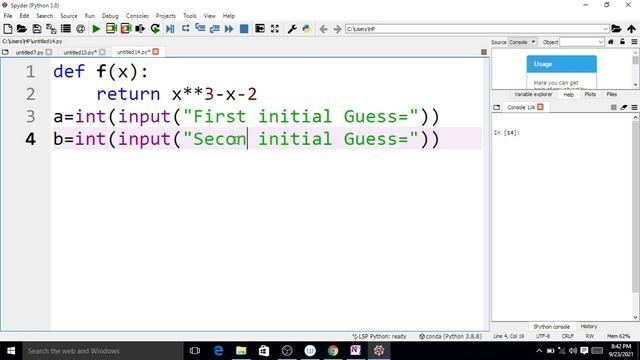 Regular Falsi or False Position Method Using Python Programming смотреть онлайн